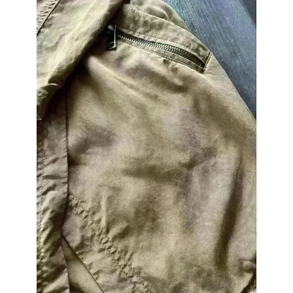 Anthropologie Cartonnier Trench Coat Women's Medium Brown Draped Daytripper